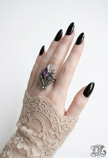 Veiled Breath of the Thistle Ring (ooak)