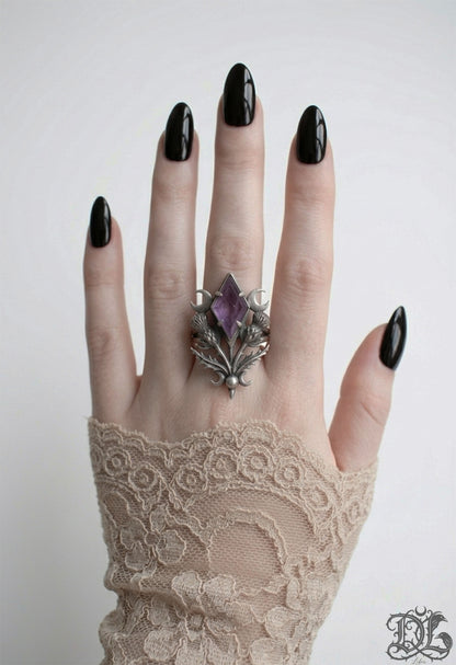 Veiled Breath of the Thistle Ring (ooak)