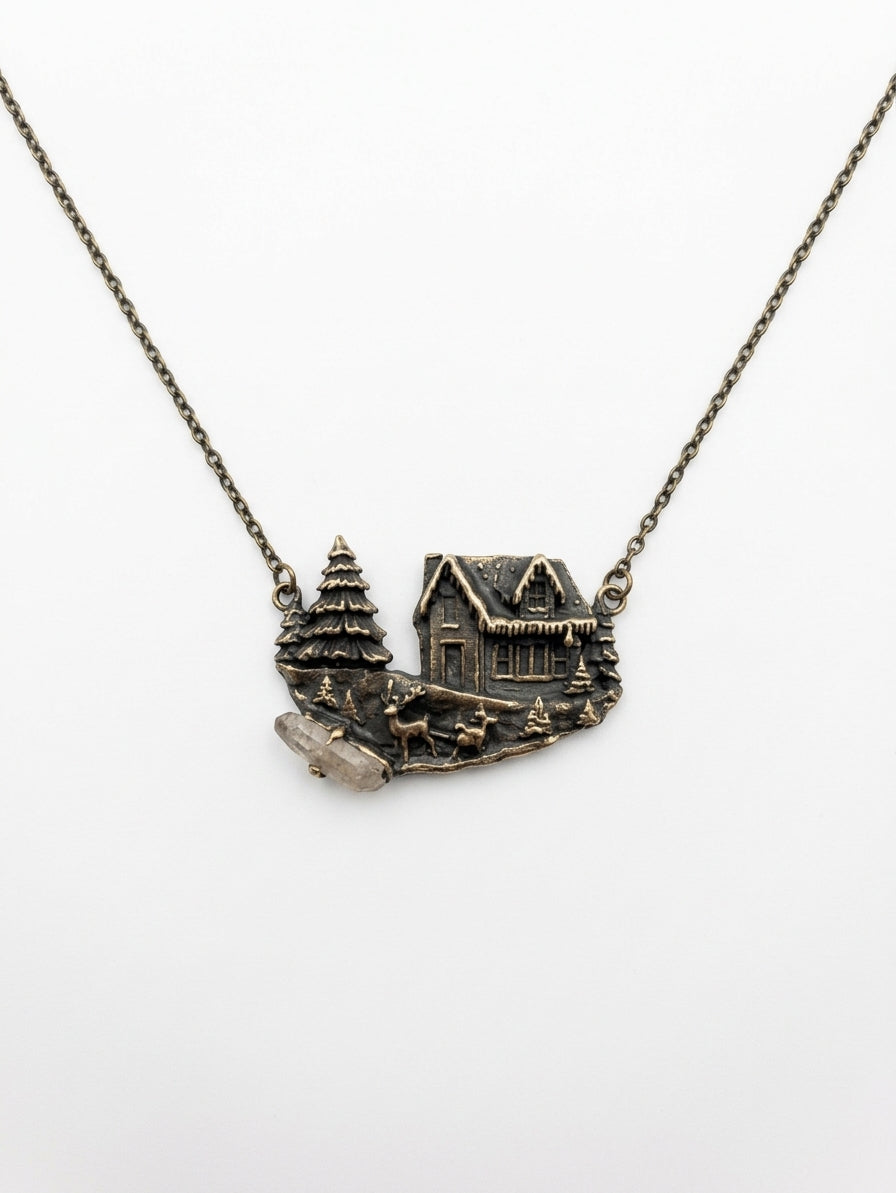 Yule Hearth antique brass